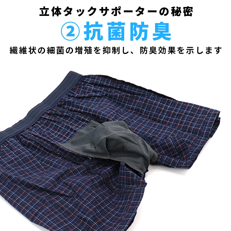 トランクス メンズ パンツ ちょい漏れ対策 ちょいモレ対策 尿