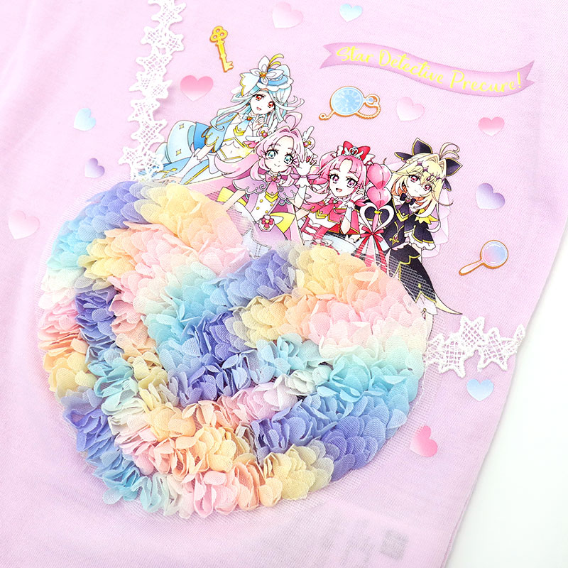 BANDAI（バンダイ） 名探偵プリキュア 半袖 Tシャツ 100 110 120 130