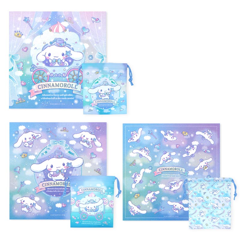sanrio（サンリオ） 巾着3枚組＋ナフキン3枚組セット すみっコぐらし