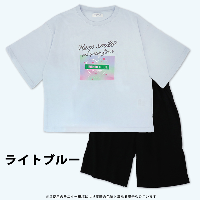 パジャマ半袖女子小学生女子中学生女子高生