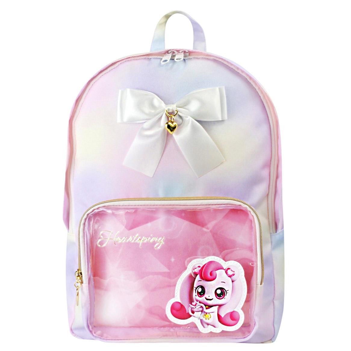 ティニピン ハチュピン リュック ピンク 12L 撥水 女の子 キラキラ
