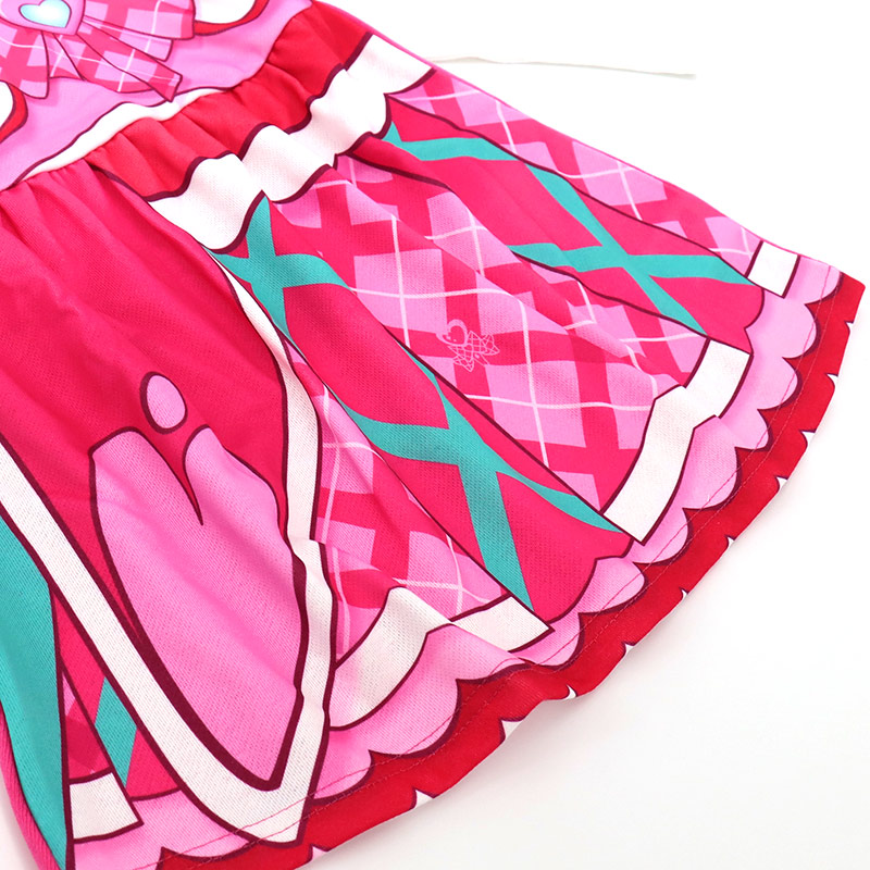 キミとアイドルプリキュア 長袖 ワンピースなりきり 変身 コスプレ 100