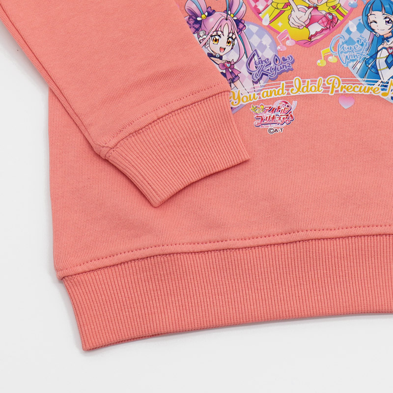 キミとアイドルプリキュア トレーナー 裏起毛 ...の詳細画像4