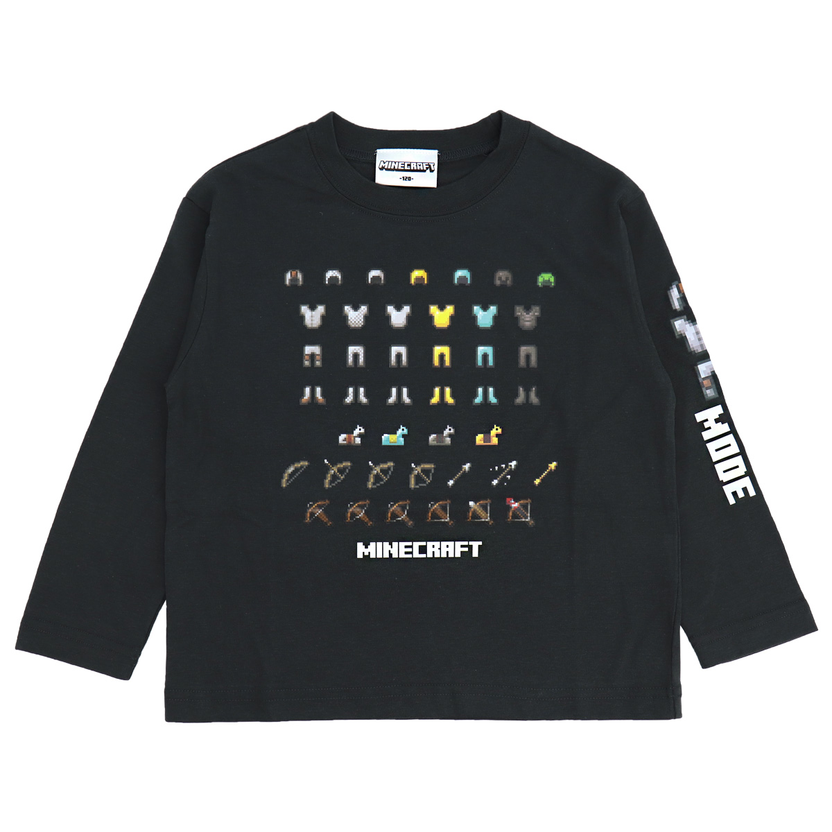 マインクラフト 長袖 Tシャツ ロングTシャツ 120 130 140 150