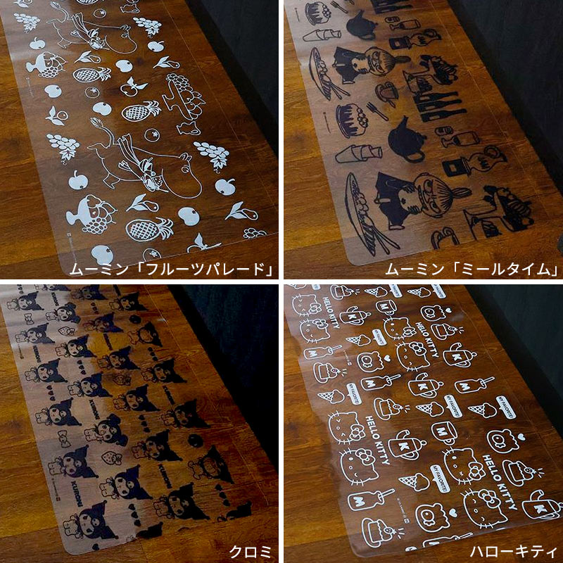 キッチンマット 透明 拭ける 台所マット キャ...の詳細画像4