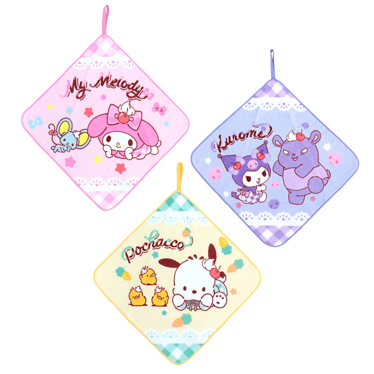 任天堂（Nintendo） ループタオル 3枚セット キャラクター ループ付き