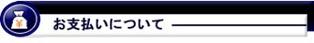 お支払いについて
