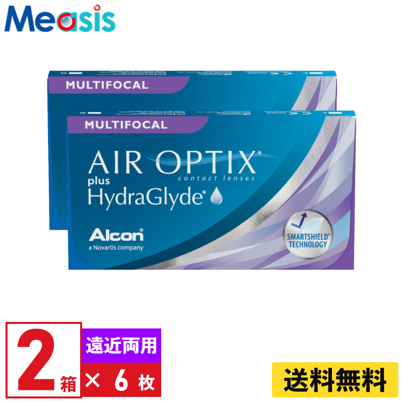 アルコン　エアオプティクス　プラス　遠近両用　マルチフォーカル　6枚入　2week　ハイドラグライド　2ウィーク　6箱　2週間定期交換　ソフトコンタクトレンズ