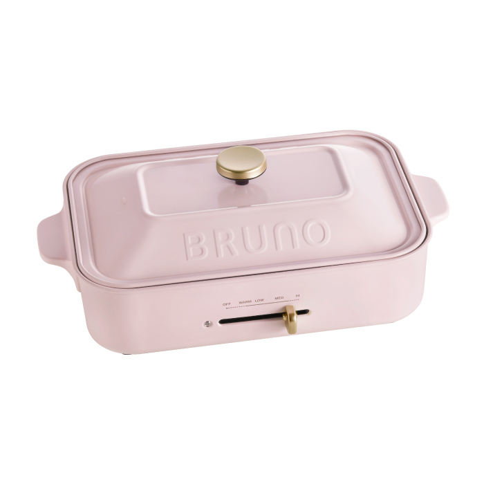 BRUNO コンパクトホットプレート ピンク + グリルプレート Amazon | BRUNO ブルーノ コンパクトホットプレート 本体 プレート3種