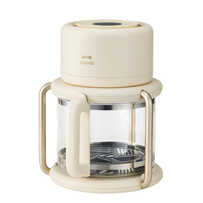 BRUNO crassy+ ブルーノ エアフライヤー ガラス製 3.5L 多機能ノン