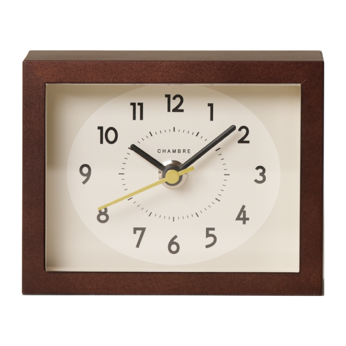 CHAMBRE シンプルアナログ時計 30cm chambre de nimes（シャンブルドニーム） 置き時計 アナログ 木製