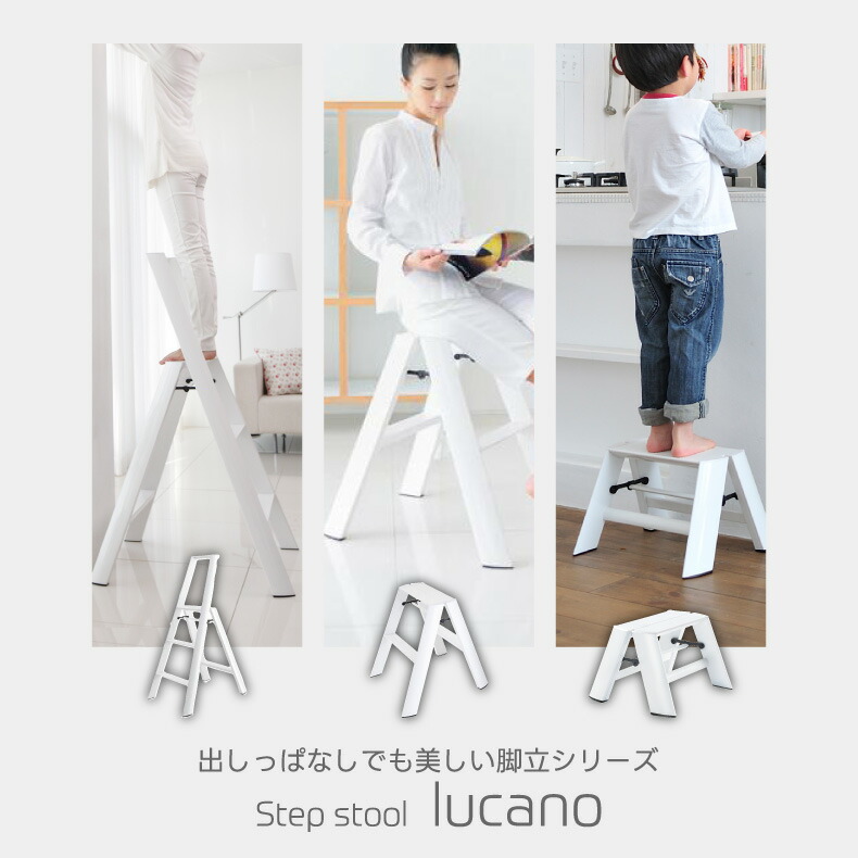 長谷川工業 ルカーノ 脚立 踏み台 ステップ台 折りたたみ 2段