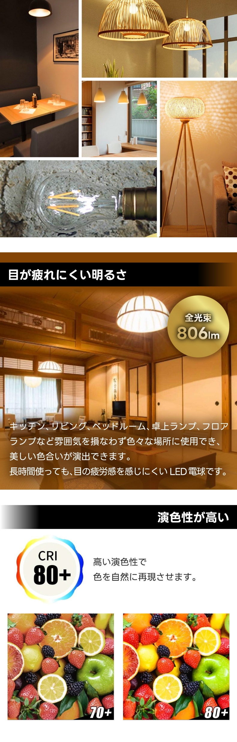 LED電球 シャンデリア電球 12個セット 電球色 60W形相当 E26口金 LED電球 シャンデリア電球 12個セット 電球色 60W形相当 E26口金