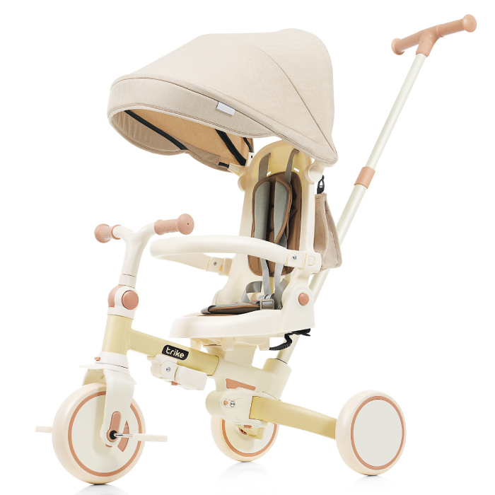 子供用三輪車 折りたたみ式 7in1 手押し 1歳〜6歳対応 ランニング