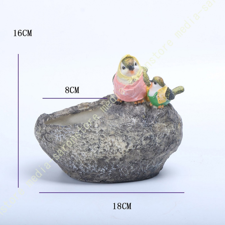 ガーデンオーナメント 動物 ガーデンオブジェ 鳥 誕生日 ク鳥マス