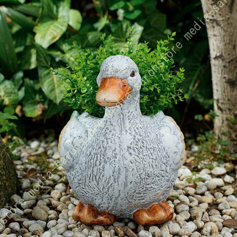 オーナメント 庭の装飾 動物 アヒル 可愛い ガーデン アウトドア