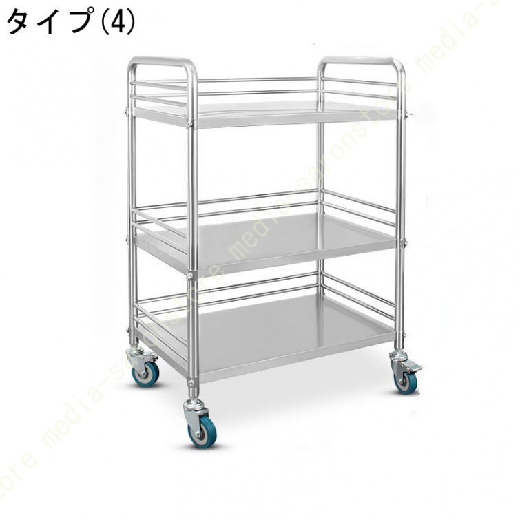 キッチンワゴン（色：シルバー系）｜キッチン収納｜家具、インテリア