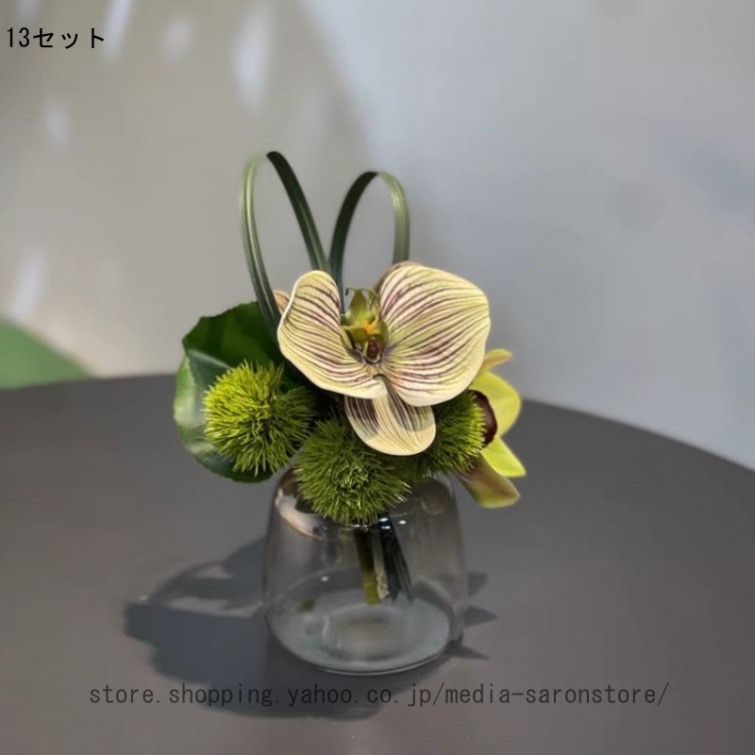 造花 卓上 生け花 フラワーアレンジメント 枯れない リアルな質感 生気に満ち 新中式風 侘寂風 フェイクフラワー 長く楽しめる フラワーアート レストラン_13