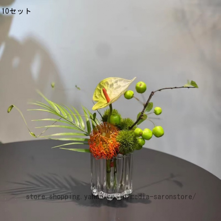 造花 卓上 生け花 フラワーアレンジメント 枯れない リアルな質感 生気に満ち 新中式風 侘寂風 フェイクフラワー 長く楽しめる フラワーアート レストラン_10