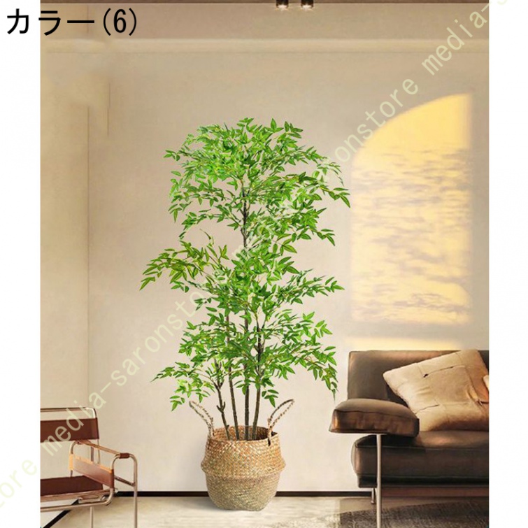 フェイクグリーン 大型 鉢植え フロアスタンド ディスプレイ カフェ リビング ショーウィンドウ 商業空間 レストラン メンテナンスフリー 埃付きにくい_6