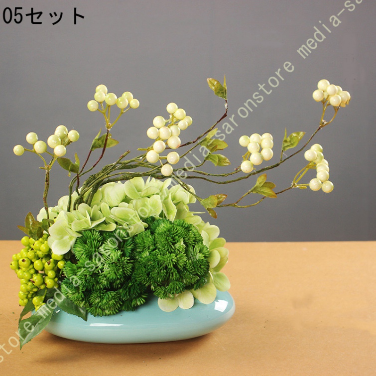 造花 テーブル センター 置物 和モダン 茶室 禅 新中式 インテリア おしゃれ 卓上飾り 茶室 創意置物 人工観葉植物 ギフト 開店祝い 新築祝い 落ち着いた色彩_5