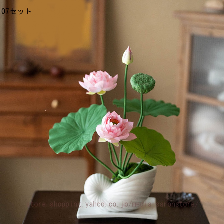 蓮 造花（花束、アレンジメント）｜造花、アートフラワー | 花