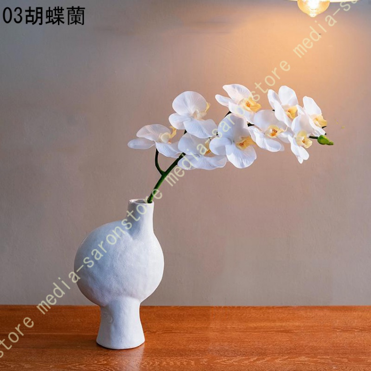 胡蝶蘭 造花 生け花 禅意 侘び寂風 フラワーアレンジメント 復古