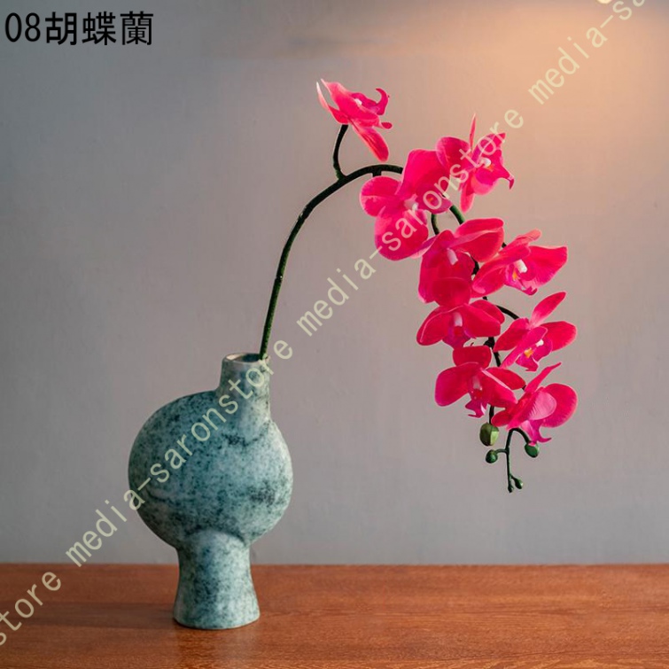 胡蝶蘭 造花 生け花 禅意 侘び寂風 フラワーアレンジメント 復古