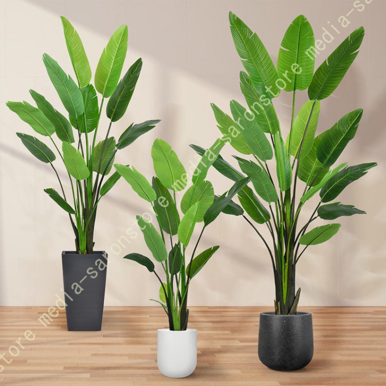 【数量限定】観葉植物 旅人の木 フェイクグリーン 高さ約120cm 9枚の葉 大 dcb17e2f-1708-49b2-9f8e-