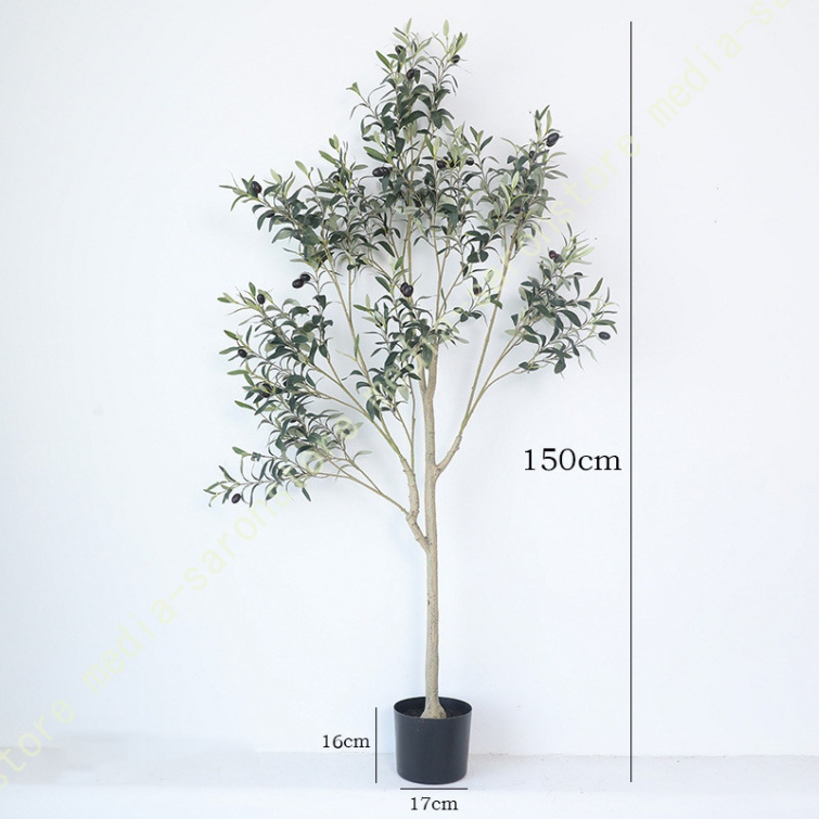 人工観葉、フェイクグリーン フェイクグリーン オリーブの木 観覧植物 