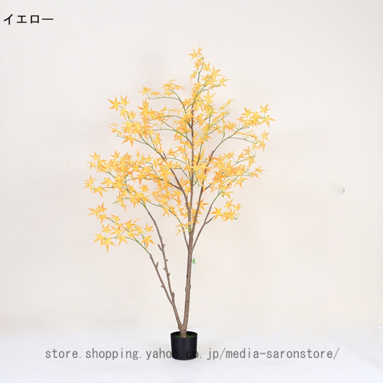 フェイクグリーン 秋風 メイプル 卓上 大型 小型 人工観葉植物 造花 かわいい 枯れない 害虫が発生しない おしゃれ 開運 インテリア カフェ キッチン リビング_3