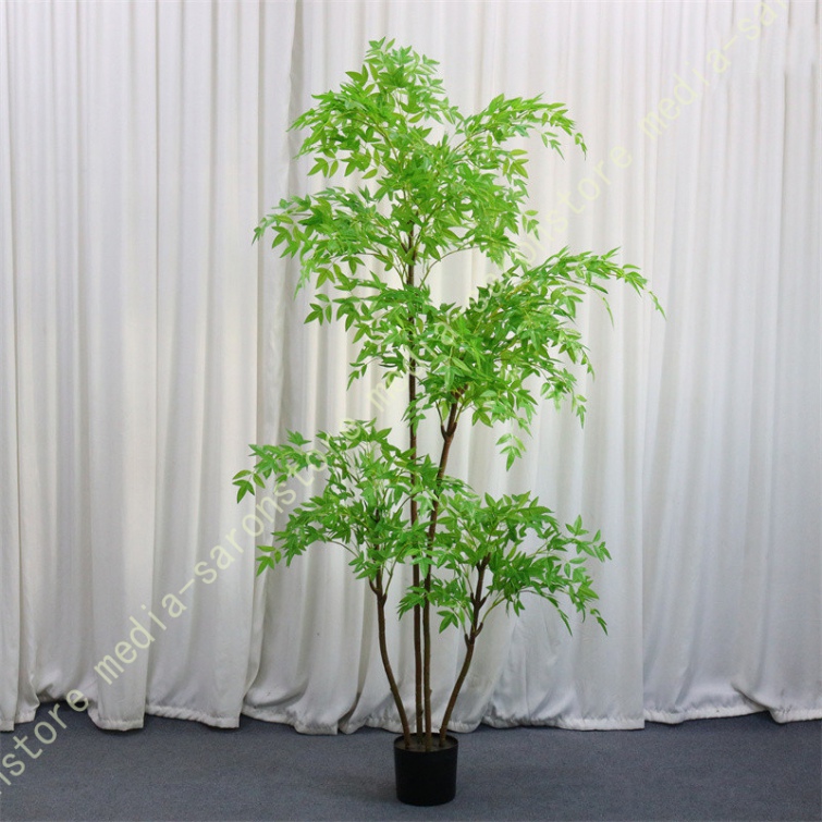 人工観葉植物 人工バンブー 竹の木 フェイクグリーン 盆栽 造花 お