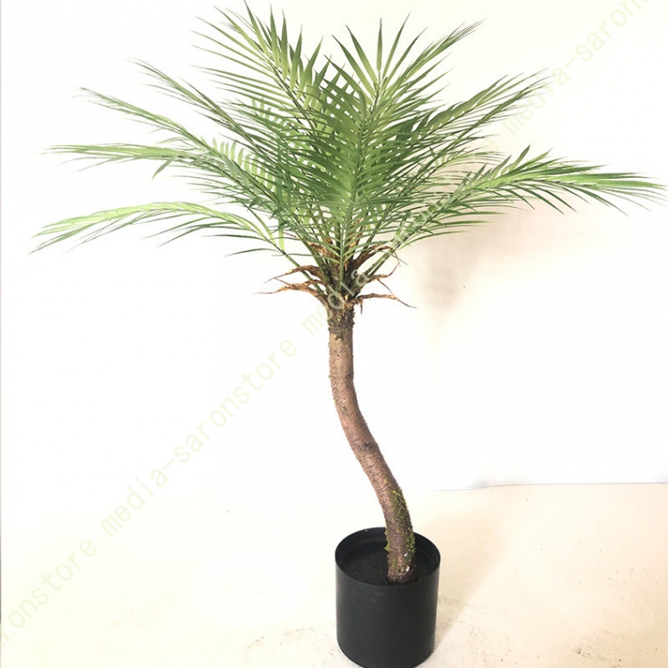 人工観葉植物 フェイクグリーン ヤシの木 造花 観葉樹 インテリアグリーン お手入れ不要 水やり不要 オフィス ホーム 室内 デコレーション 大型 おしゃれ_1