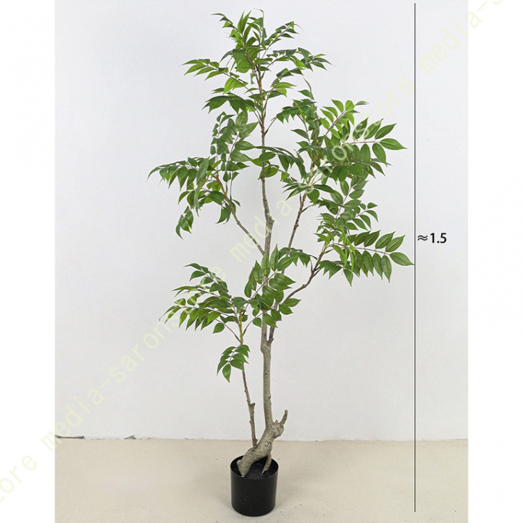 観葉植物 フェイクグリーン 【大型】 幸福の木とアセビのセット アセビ 人工観葉植物 お世話不要 水やり不要 人工樹木 フェイク