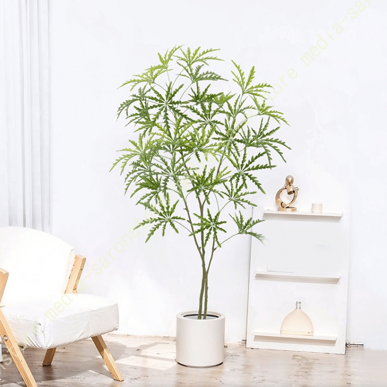 フェイクグリーン 人工観葉植物 ベンジャミン 大型 鉢植え 水やり不要