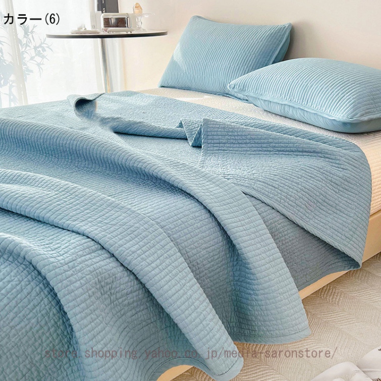 北欧風 ベッドスプレッド マルチカバー 夏用 インテリア 掛け布団 蒸れにくい 冷房対策 防ダニ 軽量 春 夏 秋用 通年寝具 新生活 模様替え 柔らかい 寝心地
