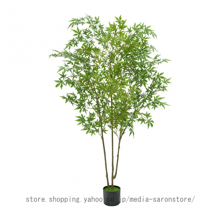フェイクグリーン カエデ お手入れやすい 人工観葉植物 人工観葉樹 造花 大型 インテリア 世話がない フェイク植物 水やり不要 枯れない 盆栽植物 観葉樹 屋外_1