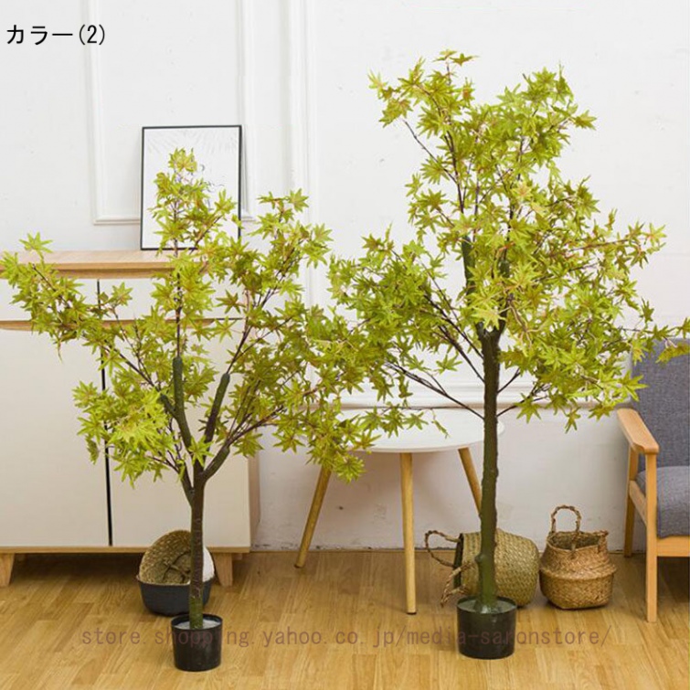 フェイクグリーン 人工 室内 リビング オフィス 一人暮らし 緑 インテリア インテリアグリーン 観葉植物 フェイク グリーン 植物 大型 人工観葉 植物造花_2