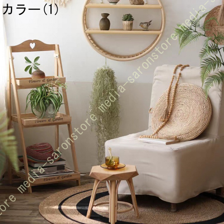 フラワースタンド 木製 折りたたみ 棚 園芸ラック プランタースタンド