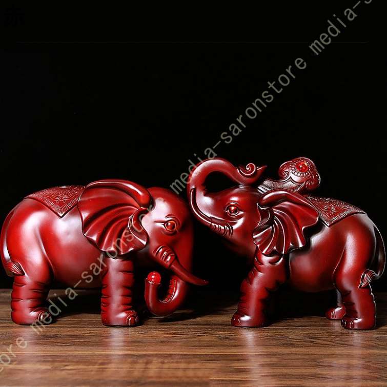 象の置物 象置物 象の装飾 象 ゾウ 彫刻象 象の彫刻 ラッキーコレクティブル