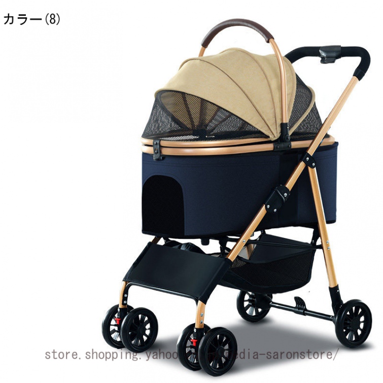 未開封　ペットカート 犬用 ペットカート 中型犬 バギー 多頭 分離型 軽量 コンパクト