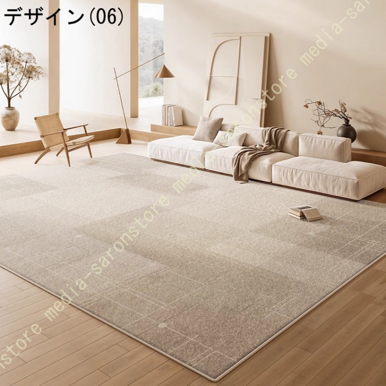 カーペット 吸湿 じゅうたん 洗える ラグ 絨毯 ラグマット 2畳 1畳 防ダニ センターカーペット かわいい 抗菌 消臭 和風ラグ 滑り止め付き ふわふわ おしゃれ_6