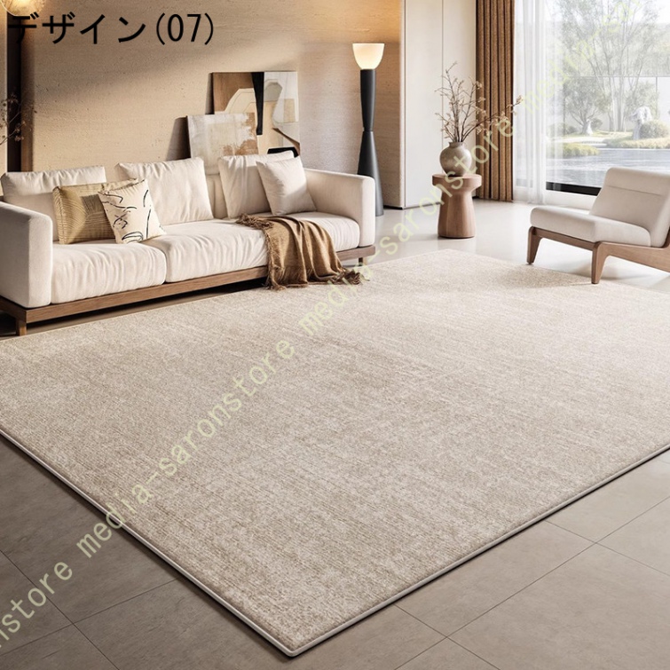 カーペット 吸湿 じゅうたん 洗える ラグ 絨毯 ラグマット 2畳 1畳 防ダニ センターカーペット かわいい 抗菌 消臭 和風ラグ 滑り止め付き ふわふわ おしゃれ_7