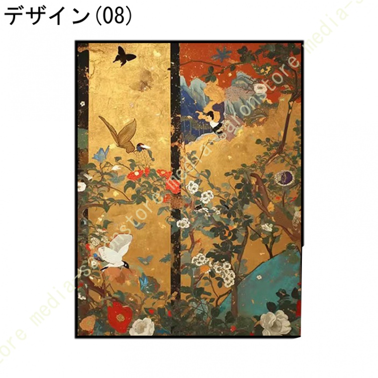 アートパネル 和風 アートボード ポスター 壁画 壁掛け 部屋飾り 絵画 ソファの背景画 インテリア 完成品 モダン 玄関 イラスト リビングルーム ギフト 飾り絵_5