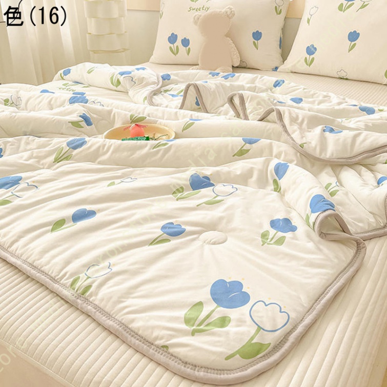 肌掛け布団 夏ふとん 掛け布団 夏用 シングル セミダブル 洗える 夏掛けふとん 布団 肌布団 無地 シンプル 水洗い綿 柔らかな肌触り 軽量 冷房対策 防ダニ_12