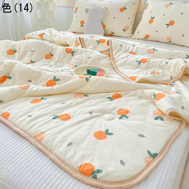 肌掛け布団 夏ふとん 掛け布団 夏用 シングル セミダブル 洗える 夏掛けふとん 布団 肌布団 無地 シンプル 水洗い綿 柔らかな肌触り 軽量 冷房対策 防ダニ_10
