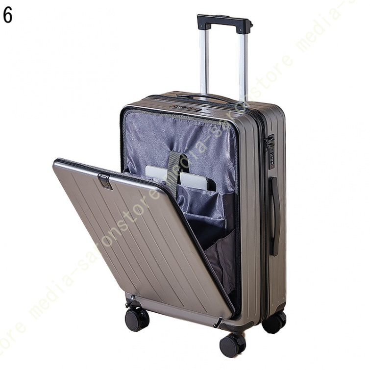 スーツケース アルミフレーム 機内持ち込み フロントオープン キャリー