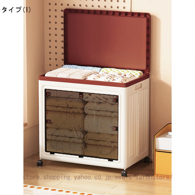 収納ボックス 収納ケース 折りたたみ 蓋付き 衣類 布団 小物 大容量 キャスター付き ボックス 大型 積み重ね 組立簡単 多機能 家庭用 組み立て簡単 多用途_1