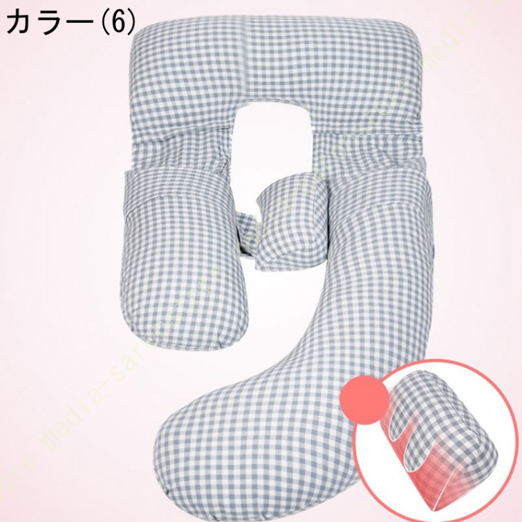 抱き枕 G形 柔らか  クッション 大きい だきまくら 洗える 妊娠 プレゼント 上質 U型 横寝用抱き枕 多機能抱き枕 体圧分散寝返りサポート 高弾力_6