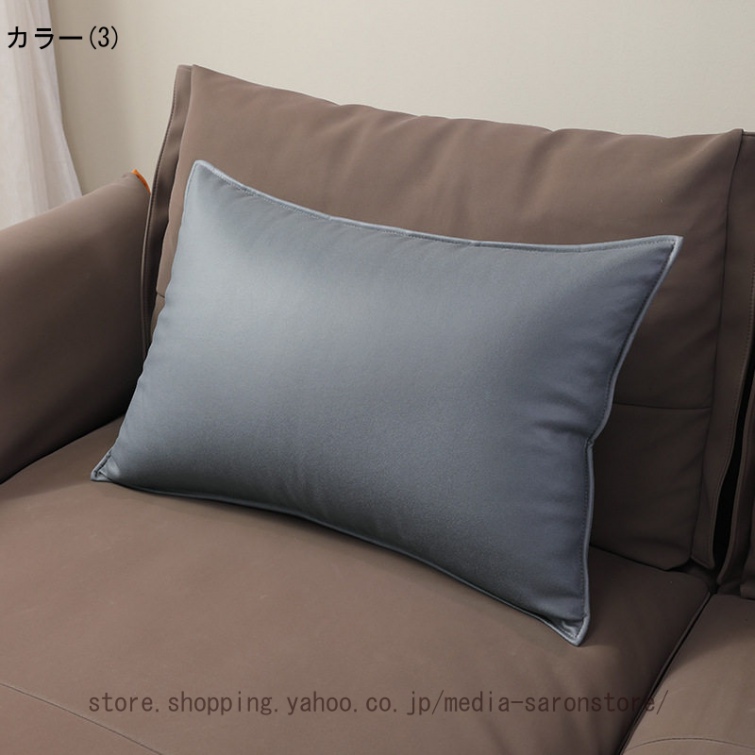 ネイビーブルーの長方形クッション エアウィーヴ（airweave） 座布団 銘仙判 クッション ビッククッション